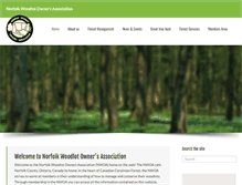 Tablet Screenshot of norfolkwoodlots.com